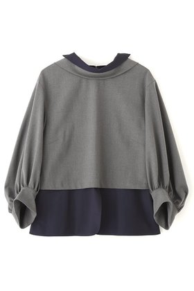 【アドーア/ADORE】のレイヤードカラーブラウス 人気、トレンドファッション・服の通販 founy(ファニー) ファッション Fashion レディースファッション Fashion for Women トップス・カットソー Cut & Sew Tops シャツ・ブラウス・オフィスカジュアル Elegant Blouses & Button-Ups ストレッチ Stretch, Stretchy Fabric スリーブ Sleeve, Long Sleeve / Short Sleeve ツイル Twist, Twisted Detail バランス Balance, Style Balance ブロード Broadcloth, Fine Cotton ロング Long, Long-Length |ID:prp329100004789334