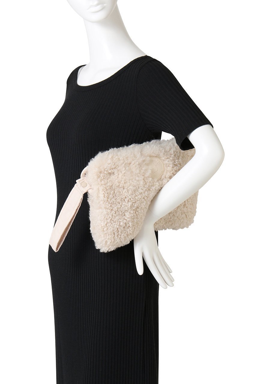 【セーブ ザ ダック/SAVE THE DUCK】のMORWEN DZ1493U CURL/フェイクファーポーチ 人気、トレンドファッション・服の通販 founy(ファニー) 　ファッション　Fashion　レディースファッション　Fashion for Women　バッグ　Bags　ポーチ&ミニバッグ　Pouches & Mini Bags　クラッチ　Clutch, Clutch Bag　ジップ　Zip, Zipper　スマート　Smart, Elegant　ラップ　Wrap, Wrap Design　other-2|ID: prp329100004789343 ipo3291000000036068676