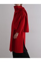 【ル フィル/LE PHIL】のピュアカシミアストール付コート レッド|ID: prp329100004789350 ipo3291000000034755348