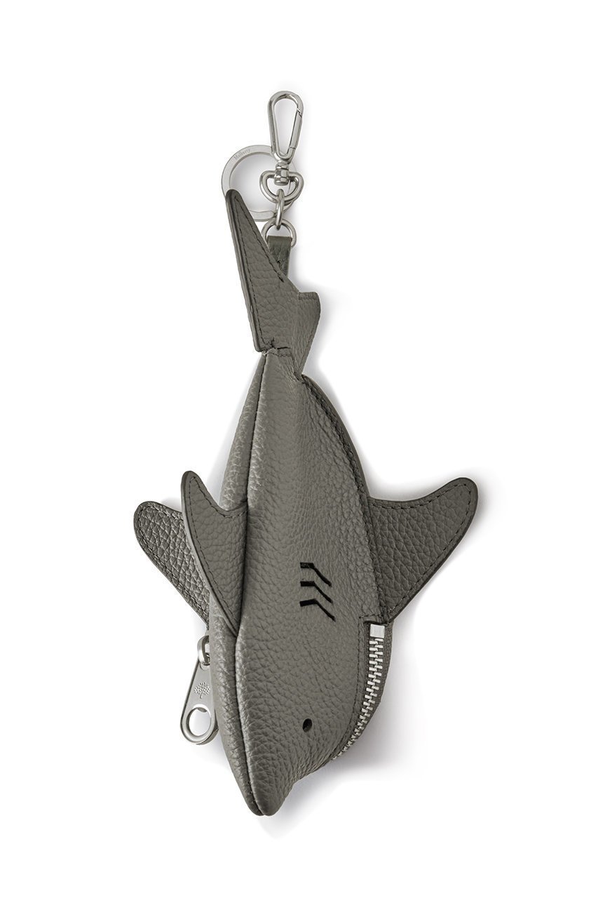 【マルベリー/Mulberry】のSHARK CASE KEYRING インテリア・キッズ・メンズ・レディースファッション・服の通販 founy(ファニー) 　ファッション　Fashion　レディースファッション　Fashion for Women　2026年　2026　ユニセックス　Unisex, Genderless　クール　Cool, Chic　ダブル　Double, Double-Breasted　チャーム　Charm, Pendant　ラップ　Wrap, Wrap Design　夏　Summer　春　Spring　S/S・春夏　SS, Spring/Summer, Warm Season　チャコール|ID: prp329100004789352 ipo3291000000035839319