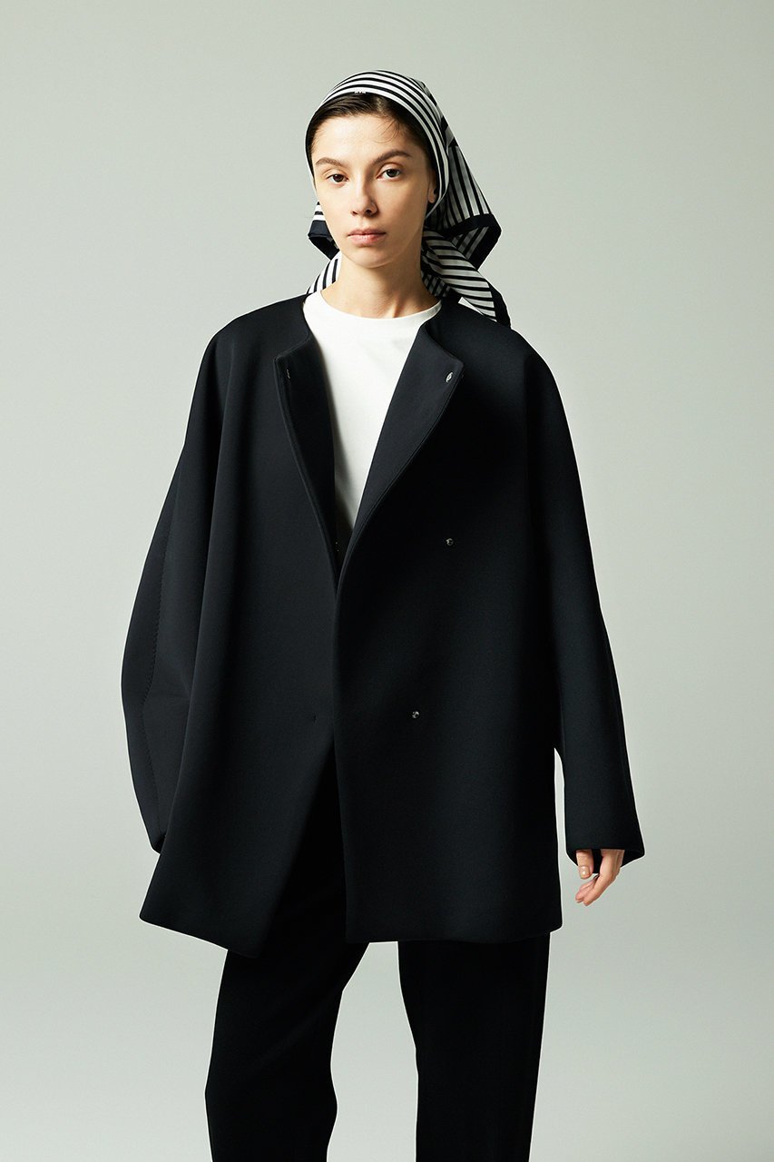 【オーヴィル/EAUVIRE】のスキューバショートコート 人気、トレンドファッション・服の通販 founy(ファニー) 　ファッション　Fashion　レディースファッション　Fashion for Women　アウター　Coat / Outerwear Collection　コート・ロングコート・ピーコート　Long Coats, Peacoats & More　2026年　2026　ショルダー　Shoulder, Shoulder Strap　ショート　Short, Short Length　ストレッチ　Stretch, Stretchy Fabric　夏　Summer　日本製　Made In Japan　春　Spring　S/S・春夏　SS, Spring/Summer, Warm Season　other-8|ID: prp329100004789389 ipo3291000000034755608