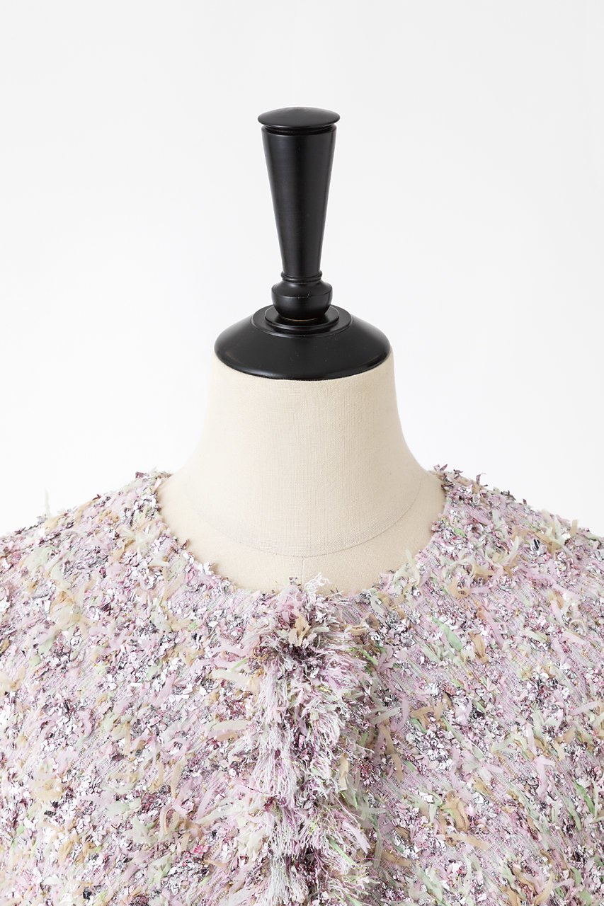 【オーヴィル/EAUVIRE】のリボンツイードジレ 人気、トレンドファッション・服の通販 founy(ファニー) ファッション Fashion レディースファッション Fashion for Women アウター Coat / Outerwear Collection レディースジャケット・軽アウター Jackets 2026年 2026 おすすめ Recommended / Our Picks サマー Summer, Summer Style シンプル Simple, Minimal ジャケット Jacket, Outerwear ツイード Twill, Twill Weave フリンジ Fringe, Tassel フロント Front, Front Design ベスト Vest, Waistcoat リボン Ribbon, Bow 夏 Summer 春 Spring S/S・春夏 SS, Spring/Summer, Warm Season other-4|ID: prp329100004789395 ipo3291000000034755660