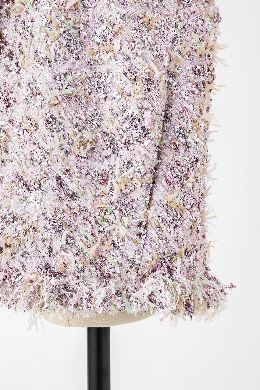 【オーヴィル/EAUVIRE】のリボンツイードジレ 人気、トレンドファッション・服の通販 founy(ファニー) 　ファッション　Fashion　レディースファッション　Fashion for Women　アウター　Coat / Outerwear Collection　レディースジャケット・軽アウター　Jackets　2026年　2026　おすすめ　Recommended / Our Picks　サマー　Summer, Summer Style　シンプル　Simple, Minimal　ジャケット　Jacket, Outerwear　ツイード　Twill, Twill Weave　フリンジ　Fringe, Tassel　フロント　Front, Front Design　ベスト　Vest, Waistcoat　リボン　Ribbon, Bow　夏　Summer　春　Spring　S/S・春夏　SS, Spring/Summer, Warm Season　other-7|ID: prp329100004789395 ipo3291000000035974729