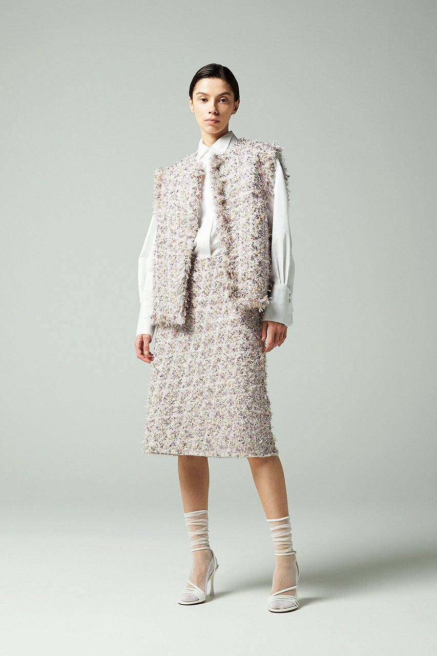 【オーヴィル/EAUVIRE】のリボンツイードスカート 人気、トレンドファッション・服の通販 founy(ファニー) ファッション Fashion レディースファッション Fashion for Women スカート Skirts 2026年 2026 おすすめ Recommended / Our Picks サマー Summer, Summer Style シンプル Simple, Minimal ジャカード/ジャガード Jacquard, Woven Pattern ツイード Twill, Twill Weave リボン Ribbon, Bow エレガント 上品 Elegant 再入荷 Restock / Back in Stock 台形 A-Line, Trapezoid Shape 夏 Summer 春 Spring S/S・春夏 SS, Spring/Summer, Warm Season other-8|ID: prp329100004789397 ipo3291000000035730370