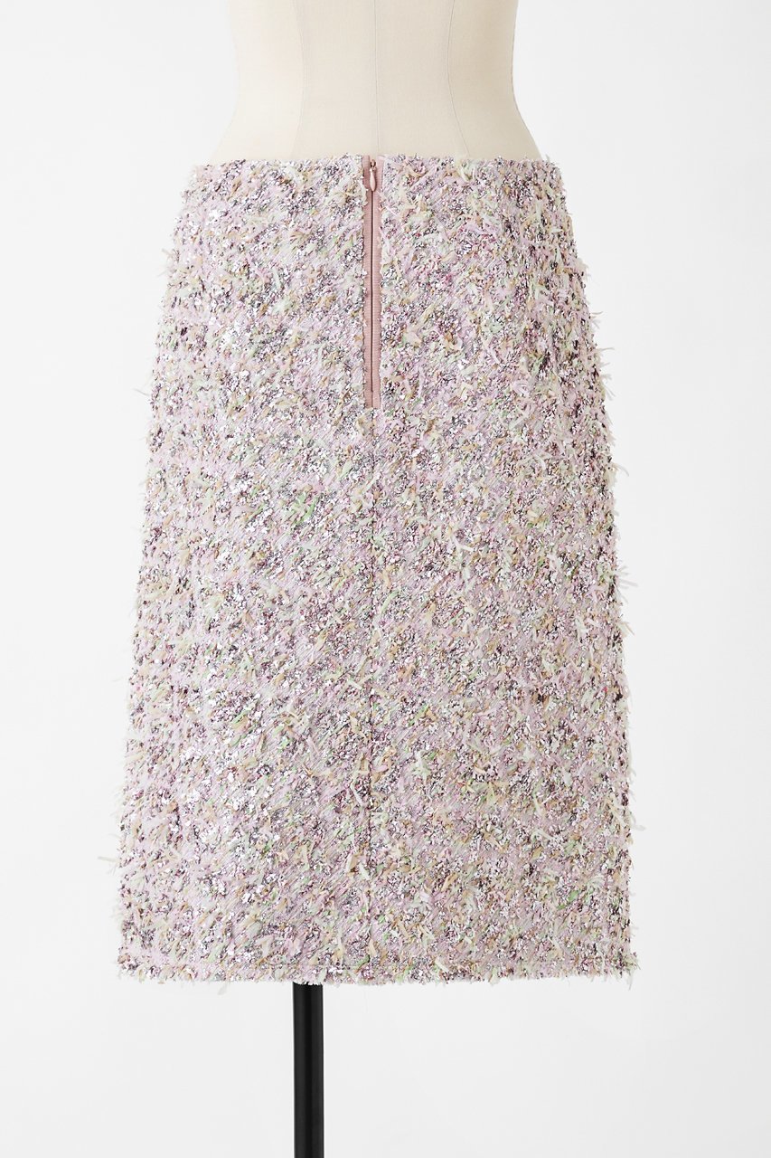 【オーヴィル/EAUVIRE】のリボンツイードスカート 人気、トレンドファッション・服の通販 founy(ファニー) 　ファッション　Fashion　レディースファッション　Fashion for Women　スカート　Skirts　おすすめ　Recommended / Our Picks　サマー　Summer, Summer Style　シンプル　Simple, Minimal　ジャカード／ジャガード　Jacquard, Woven Pattern　ツイード　Twill, Twill Weave　リボン　Ribbon, Bow　エレガント 上品　Elegant　台形　A-Line, Trapezoid Shape　other-3|ID: prp329100004789397 ipo3291000000036803823