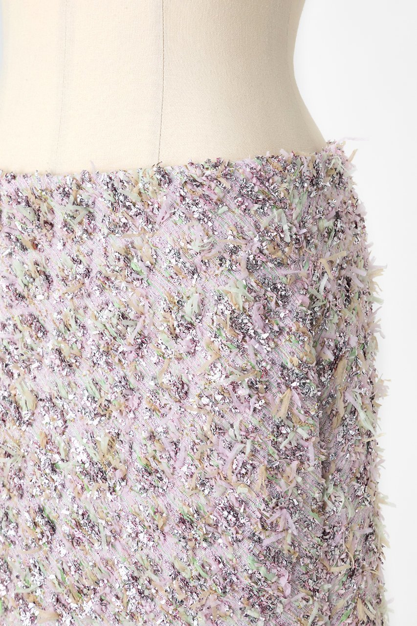 【オーヴィル/EAUVIRE】のリボンツイードスカート 人気、トレンドファッション・服の通販 founy(ファニー) 　ファッション　Fashion　レディースファッション　Fashion for Women　スカート　Skirts　おすすめ　Recommended / Our Picks　サマー　Summer, Summer Style　シンプル　Simple, Minimal　ジャカード／ジャガード　Jacquard, Woven Pattern　ツイード　Twill, Twill Weave　リボン　Ribbon, Bow　エレガント 上品　Elegant　台形　A-Line, Trapezoid Shape　other-4|ID: prp329100004789397 ipo3291000000036803826