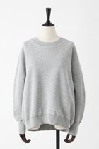 【オーヴィル/EAUVIRE】のニットスウェット 人気、トレンドファッション・服の通販 founy(ファニー) ファッション Fashion レディースファッション Fashion for Women トップス・カットソー Cut & Sew Tops ニット Knit Tops & Sweaters シャツ・ブラウス・オフィスカジュアル Elegant Blouses & Button-Ups レディースパーカー・カジュアルフーディー Casual Hoodies & Sweatshirts ロングTシャツ・Tシャツ Longline T-Shirts & Tees スウェット・クルーネックトップス Sweatshirts & Crewnecks / Relaxed Fit Sweat Tops カットソー・ベーシックTシャツ Cut-and-Sewn Tops / Stretch Tees & Basics 2026年 2026 シルク Silk, 100% Silk ストレッチ Stretch, Stretchy Fabric フィット Fit, Slim Fit エレガント 上品 Elegant 夏 Summer 春 Spring S/S・春夏 SS, Spring/Summer, Warm Season thumbnail グレー|ID: prp329100004789399 ipo3291000000034755685