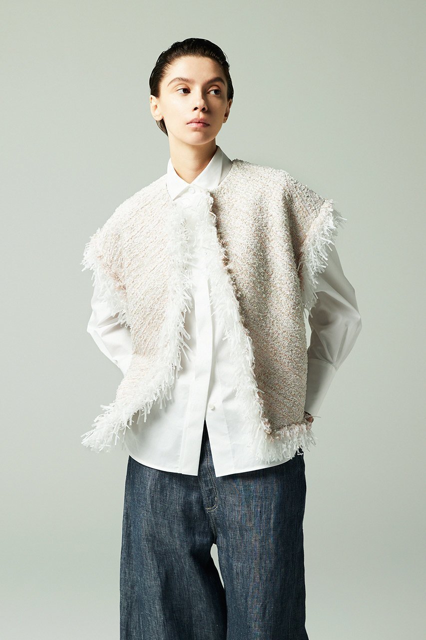 【オーヴィル/EAUVIRE】のウィングカラーシャツ 人気、トレンドファッション・服の通販 founy(ファニー) 　ファッション　Fashion　レディースファッション　Fashion for Women　トップス・カットソー　Cut & Sew Tops　シャツ・ブラウス・オフィスカジュアル　Elegant Blouses & Button-Ups　2026年　2026　サテン　Satin, Glossy Fabric　スリーブ　Sleeve, Long Sleeve / Short Sleeve　ロング　Long, Long-Length　夏　Summer　日本製　Made In Japan　春　Spring　S/S・春夏　SS, Spring/Summer, Warm Season　other-8|ID: prp329100004789400 ipo3291000000035730407