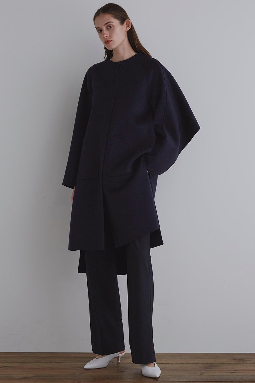 【ル フィル/LE PHIL】のピュアカシミアバックフレアコート 人気、トレンドファッション・服の通販 founy(ファニー) 　ファッション　Fashion　レディースファッション　Fashion for Women　アウター　Coat / Outerwear Collection　コート・ロングコート・ピーコート　Long Coats, Peacoats & More　シンプル　Simple, Minimal　スリット　Slit, Slit Detail　ドレープ　Drape, Draping Fabric　バランス　Balance, Style Balance　ビッグ　Big, Oversized　ヨーク　Yoke, Yoke Design　ロング　Long, Long-Length　新作・新入荷　New Arrivals / New In　other-3|ID: prp329100004789404 ipo3291000000034755727