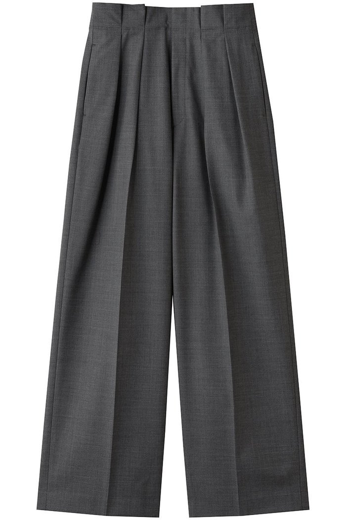 【エステータ/esteta】の【大きいサイズ】ウールトロドライストレッチ タックワイドパンツ インテリア・キッズ・メンズ・レディースファッション・服の通販 founy(ファニー) https://founy.com/ ファッション Fashion レディースファッション Fashion for Women パンツ Pants & Trousers シンプル Simple, Minimal ストレート Straight, Straight Cut センター Center, Center Line ワイド Wide, Wide Fit エレガント 上品 Elegant |ID: prp329100004789436 ipo3291000000034756097