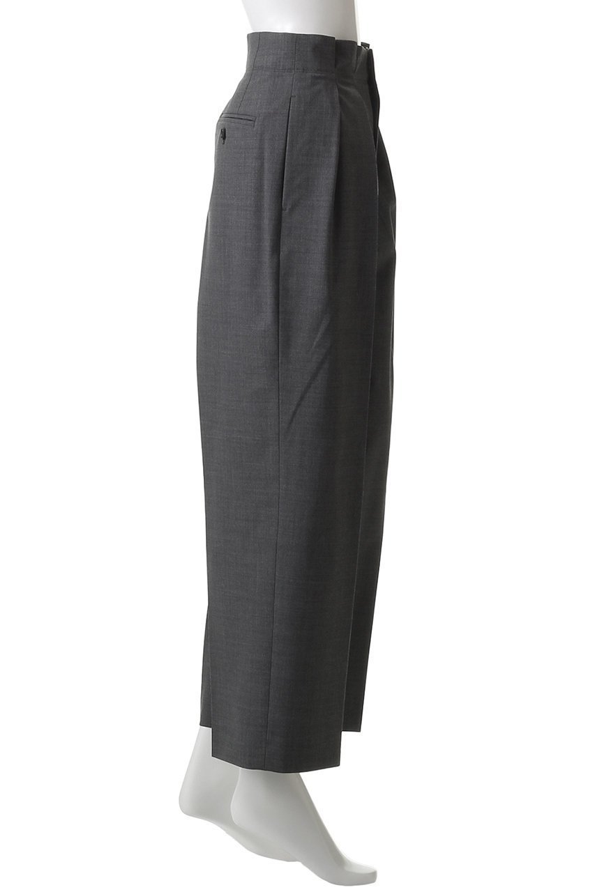 【エステータ/esteta】の【小さいサイズ】ウールトロドライストレッチ タックワイドパンツ 人気、トレンドファッション・服の通販 founy(ファニー) 　ファッション　Fashion　レディースファッション　Fashion for Women　パンツ　Pants & Trousers　シンプル　Simple, Minimal　ストレート　Straight, Straight Cut　センター　Center, Center Line　ワイド　Wide, Wide Fit　エレガント 上品　Elegant　other-3|ID: prp329100004789437 ipo3291000000034756108