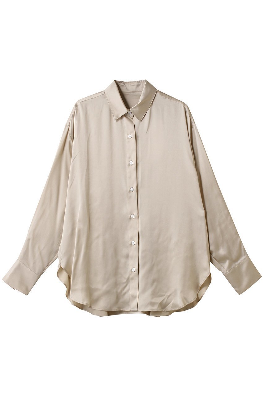 【エステータ/esteta】の【小さいサイズ】シルクサテン シャツ 人気、トレンドファッション・服の通販 founy(ファニー) ファッション Fashion レディースファッション Fashion for Women トップス・カットソー Cut & Sew Tops シャツ・ブラウス・オフィスカジュアル Elegant Blouses & Button-Ups なめらか Smooth, Silky Texture サテン Satin, Glossy Fabric シルク Silk, 100% Silk シンプル Simple, Minimal スリーブ Sleeve, Long Sleeve / Short Sleeve ベーシック Basic, Essential ラグジュアリー Luxury, Elegant ロング Long, Long-Length エレガント 上品 Elegant other-1|ID: prp329100004789447 ipo3291000000034756195