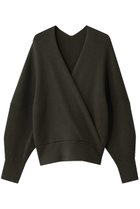 【エステータ/esteta】の【大きいサイズ】カシュクール ニット 人気、トレンドファッション・服の通販 founy(ファニー) ファッション Fashion レディースファッション Fashion for Women トップス・カットソー Cut & Sew Tops ニット Knit Tops & Sweaters カジュアルプルオーバー・ニットトップス Pullovers & Knit Tops / Casual Pullovers カシュクール Wrap Design トレンド Trend, Trending Now フレア Flare, Flared ワイド Wide, Wide Fit エレガント 上品 Elegant thumbnail カーキ|ID: prp329100004789450 ipo3291000000034756222