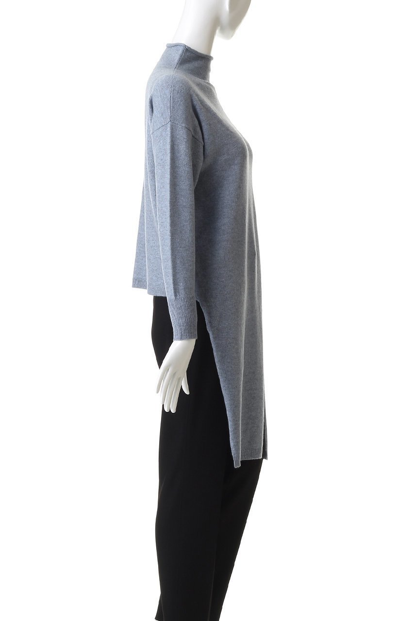 【エステータ/esteta】の【小さいサイズ】クロスニット 人気、トレンドファッション・服の通販 founy(ファニー) 　ファッション　Fashion　レディースファッション　Fashion for Women　トップス・カットソー　Cut & Sew Tops　ニット　Knit Tops & Sweaters　カジュアルプルオーバー・ニットトップス　Pullovers & Knit Tops / Casual Pullovers　シンプル　Simple, Minimal　スタイリッシュ　Stylish, Fashionable　スリット　Slit, Slit Detail　ハイネック　High Neck, Mock Neck　フロント　Front, Front Design　エレガント 上品　Elegant　other-3|ID: prp329100004789451 ipo3291000000034756232