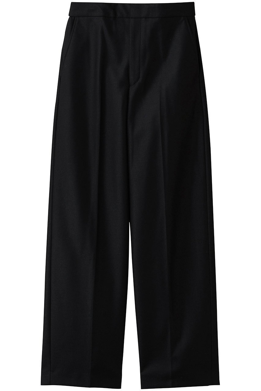 【エステータ/esteta】の【小さいサイズ】ウールツイルジャージー ワイドパンツ インテリア・キッズ・メンズ・レディースファッション・服の通販 founy(ファニー) ファッション Fashion レディースファッション Fashion for Women パンツ Pants & Trousers センター Center, Center Line ワイド Wide, Wide Fit ブラック|ID: prp329100004789453 ipo3291000000034756243