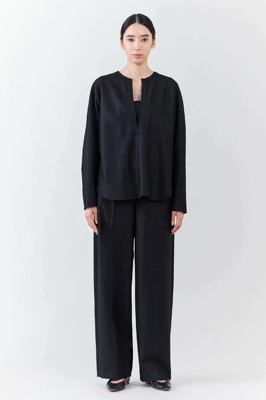 【エステータ/esteta】の【小さいサイズ】ウールツイルジャージー ワイドパンツ 人気、トレンドファッション・服の通販 founy(ファニー) ファッション Fashion レディースファッション Fashion for Women パンツ Pants & Trousers センター Center, Center Line ワイド Wide, Wide Fit other-6|ID: prp329100004789453 ipo3291000000034756248