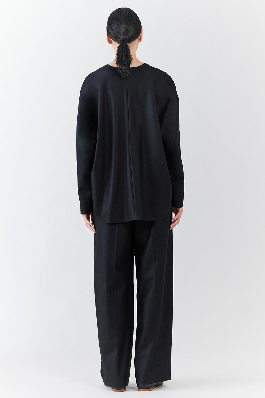 【エステータ/esteta】の【小さいサイズ】ウールツイルジャージー ワイドパンツ 人気、トレンドファッション・服の通販 founy(ファニー) ファッション Fashion レディースファッション Fashion for Women パンツ Pants & Trousers センター Center, Center Line ワイド Wide, Wide Fit other-8|ID: prp329100004789453 ipo3291000000034756250