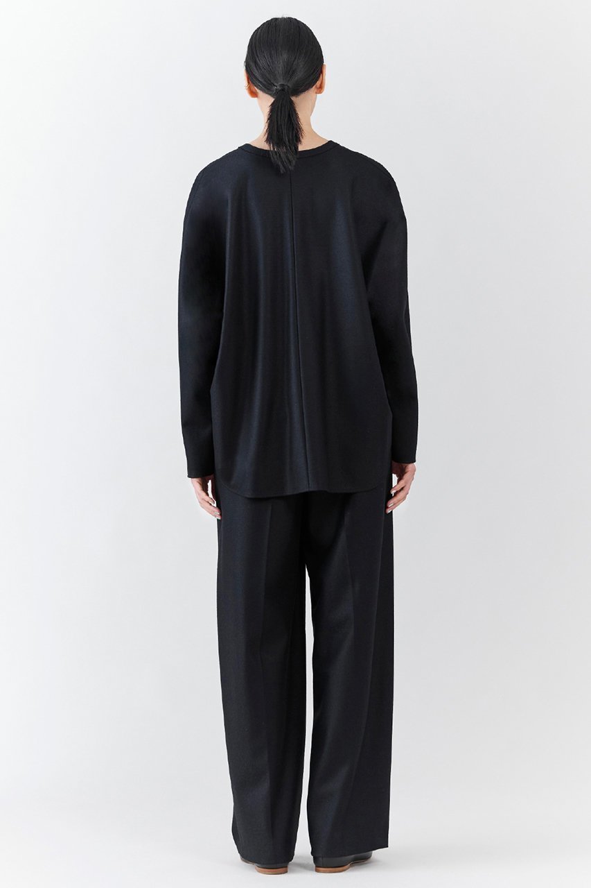 【エステータ/esteta】の【大きいサイズ】ウールツイルジャージー ワイドパンツ 人気、トレンドファッション・服の通販 founy(ファニー) 　ファッション　Fashion　レディースファッション　Fashion for Women　パンツ　Pants & Trousers　センター　Center, Center Line　ワイド　Wide, Wide Fit　other-8|ID: prp329100004789454 ipo3291000000034756260