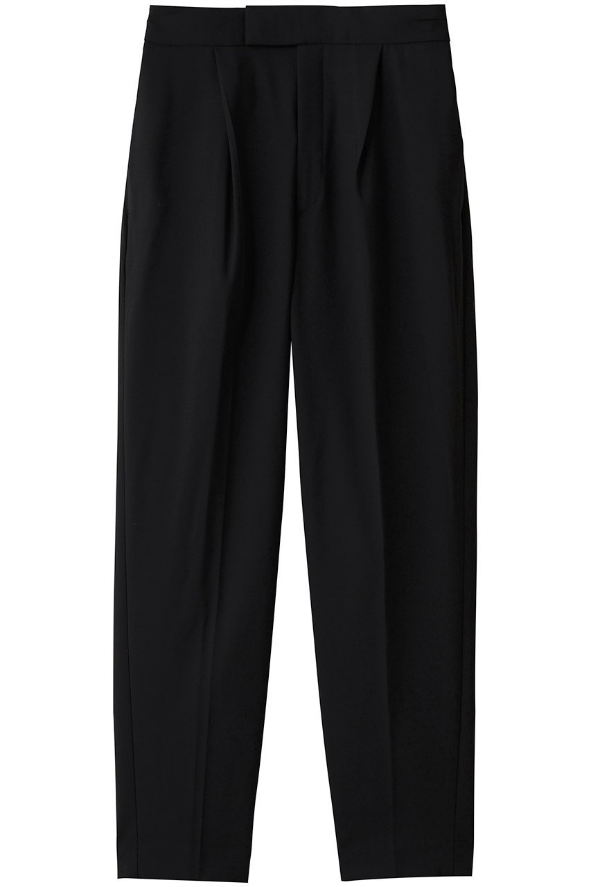 【エステータ/esteta】の【小さいサイズ】ウールトロドライストレッチ タックテーパード パンツ インテリア・キッズ・メンズ・レディースファッション・服の通販 founy(ファニー) 　ファッション　Fashion　レディースファッション　Fashion for Women　パンツ　Pants & Trousers　エレガント 上品　Elegant　ブラック|ID: prp329100004789456 ipo3291000000034756273