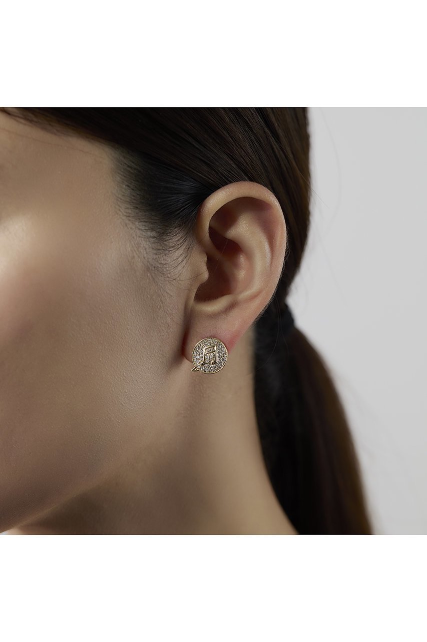 【オールニーク/ALLNIQUE】のPlayful Musical note ピアス(片耳用) 人気、トレンドファッション・服の通販 founy(ファニー) 　ファッション　Fashion　レディースファッション　Fashion for Women　ジュエリー　Jewelry　ファッションリング　Fashion Rings　イヤリング・フープ・ドロップタイプ　Hoop, Drop & Clip Earrings　なめらか　Smooth, Silky Texture　イヤリング　Earrings　コレクション　Collection, Seasonal Line　モチーフ　Motif, Design Theme　片耳　One-Ear, Single Earring　other-2|ID: prp329100004789470 ipo3291000000036103138