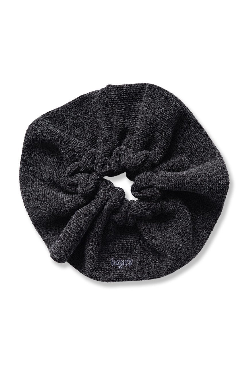 【ヘイップ/heyep】のKnit Logo Scrunchie インテリア・キッズ・メンズ・レディースファッション・服の通販 founy(ファニー) 　ファッション　Fashion　レディースファッション　Fashion for Women　トップス・カットソー　Cut & Sew Tops　ニット　Knit Tops & Sweaters　シュシュ&ヘアアクセ/ヘアアレンジ　Scrunchies & Hair Accessories　アクセサリー　Fashion Accessories　シンプル　Simple, Minimal　フォルム　Silhouette, Form　ワンポイント　One Point, Statement Accent　新作・新入荷　New Arrivals / New In　グレー|ID: prp329100004789479 ipo3291000000034756431