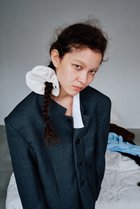 【ヘイップ/heyep】のVelour Heart Scrunchie-Medium ホワイト|ID: prp329100004789484 ipo3291000000034756453