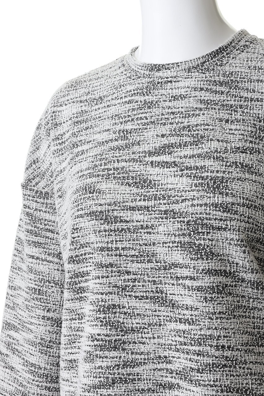 【フローレント/FLORENT】のジャージーツイード プルオーバー 人気、トレンドファッション・服の通販 founy(ファニー) 　ファッション　Fashion　レディースファッション　Fashion for Women　トップス・カットソー　Cut & Sew Tops　シャツ・ブラウス・オフィスカジュアル　Elegant Blouses & Button-Ups　ロングTシャツ・Tシャツ　Longline T-Shirts & Tees　カジュアルプルオーバー・ニットトップス　Pullovers & Knit Tops / Casual Pullovers　カットソー・ベーシックTシャツ　Cut-and-Sewn Tops / Stretch Tees & Basics　2026年　2026　クラシカル　Classical, Vintage-Inspired　スリーブ　Sleeve, Long Sleeve / Short Sleeve　ツイード　Twill, Twill Weave　ロング　Long, Long-Length　夏　Summer　定番　Standard, Basic Item　春　Spring　S/S・春夏　SS, Spring/Summer, Warm Season　無地　Plain, Solid Color　other-5|ID: prp329100004789485 ipo3291000000034756460