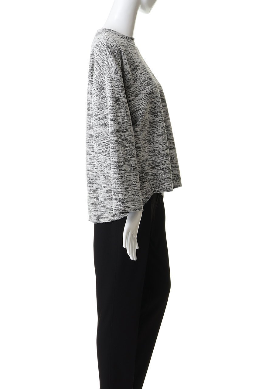 【フローレント/FLORENT】のジャージーツイード プルオーバー 人気、トレンドファッション・服の通販 founy(ファニー) 　ファッション　Fashion　レディースファッション　Fashion for Women　トップス・カットソー　Cut & Sew Tops　シャツ・ブラウス・オフィスカジュアル　Elegant Blouses & Button-Ups　ロングTシャツ・Tシャツ　Longline T-Shirts & Tees　カジュアルプルオーバー・ニットトップス　Pullovers & Knit Tops / Casual Pullovers　カットソー・ベーシックTシャツ　Cut-and-Sewn Tops / Stretch Tees & Basics　2026年　2026　クラシカル　Classical, Vintage-Inspired　スリーブ　Sleeve, Long Sleeve / Short Sleeve　ツイード　Twill, Twill Weave　ロング　Long, Long-Length　夏　Summer　定番　Standard, Basic Item　春　Spring　S/S・春夏　SS, Spring/Summer, Warm Season　無地　Plain, Solid Color　other-3|ID: prp329100004789485 ipo3291000000036087317