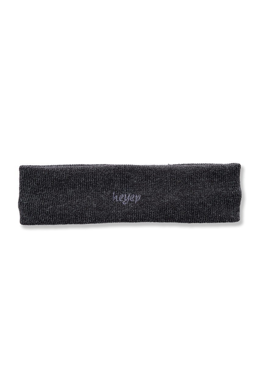 【ヘイップ/heyep】のKnit Logo Hairband インテリア・キッズ・メンズ・レディースファッション・服の通販 founy(ファニー) 　ファッション　Fashion　レディースファッション　Fashion for Women　トップス・カットソー　Cut & Sew Tops　ニット　Knit Tops & Sweaters　シュシュ&ヘアアクセ/ヘアアレンジ　Scrunchies & Hair Accessories　アクセサリー　Fashion Accessories　シンプル　Simple, Minimal　ダウン　Down, Puffer　フィット　Fit, Slim Fit　新作・新入荷　New Arrivals / New In　グレー|ID: prp329100004789491 ipo3291000000034756501