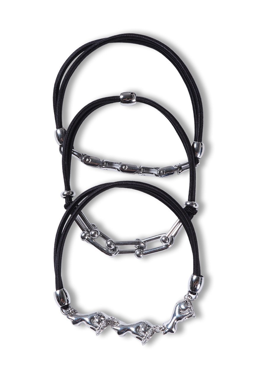 【ヘイップ/heyep】のCat&Metal Parts Hair Ties(3P Set) インテリア・キッズ・メンズ・レディースファッション・服の通販 founy(ファニー) ファッション Fashion レディースファッション Fashion for Women シュシュ&ヘアアクセ/ヘアアレンジ Scrunchies & Hair Accessories 2026年 2026 アクセサリー Fashion Accessories バランス Balance, Style Balance メタル Metal, Metal Parts モチーフ Motif, Design Theme 夏 Summer 春 Spring S/S・春夏 SS, Spring/Summer, Warm Season シルバー|ID: prp329100004789499 ipo3291000000034756527
