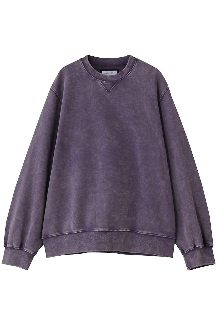 【メゾンスペシャル/MAISON SPECIAL】の【UNISEX】【ONE-MILE】 Prime-Over フェードクルーネックPO インテリア・キッズ・メンズ・レディースファッション・服の通販 founy(ファニー) 　ファッション　Fashion　レディースファッション　Fashion for Women　トップス・カットソー　Cut & Sew Tops　シャツ・ブラウス・オフィスカジュアル　Elegant Blouses & Button-Ups　レディースパーカー・カジュアルフーディー　Casual Hoodies & Sweatshirts　ロングTシャツ・Tシャツ　Longline T-Shirts & Tees　スウェット・クルーネックトップス　Sweatshirts & Crewnecks / Relaxed Fit Sweat Tops　カットソー・ベーシックTシャツ　Cut-and-Sewn Tops / Stretch Tees & Basics　ユニセックス　Unisex, Genderless　バランス　Balance, Style Balance　ヴィンテージ　Vintage Style　新作・新入荷　New Arrivals / New In　PPL(パープル)|ID: prp329100004789502 ipo3291000000034756537