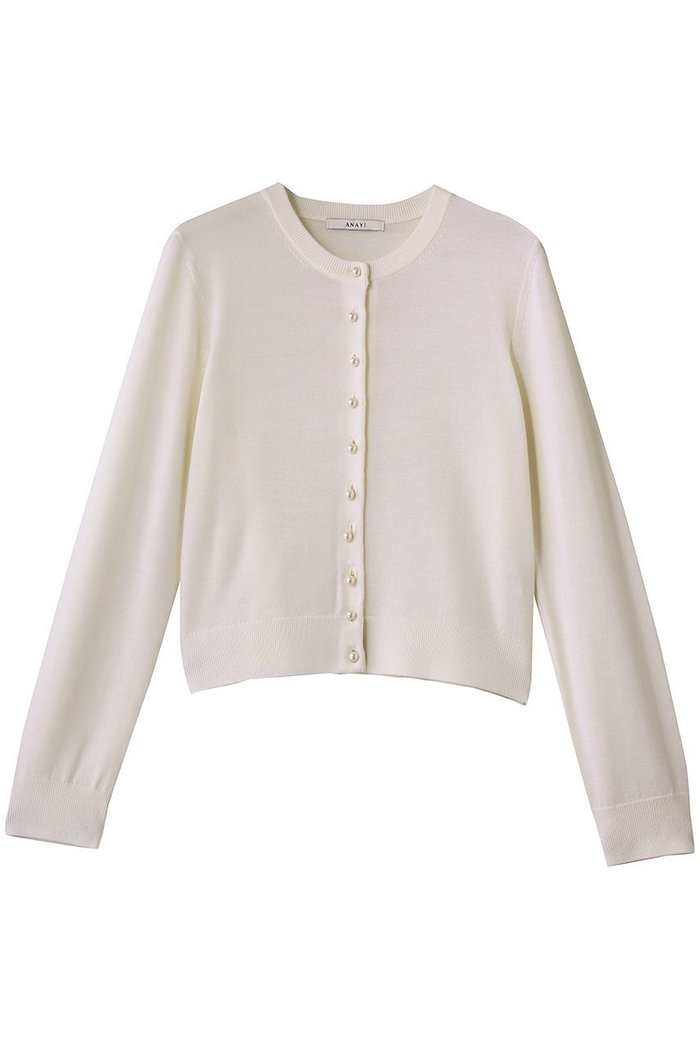 【アナイ/ANAYI】のメリノウールパール釦カーディガン インテリア・キッズ・メンズ・レディースファッション・服の通販 founy(ファニー) https://founy.com/ ファッション Fashion レディースファッション Fashion for Women トップス・カットソー Cut & Sew Tops ニット Knit Tops & Sweaters カーディガン・羽織り Layered Style Cardigans 2026年 2026 カーディガン Cardigan, Knitwear ノースリーブ Sleeveless, No-Sleeve パール Pearl, Pearl Accent 夏 Summer 春 Spring S/S・春夏 SS, Spring/Summer, Warm Season |ID: prp329100004789507 ipo3291000000034756574