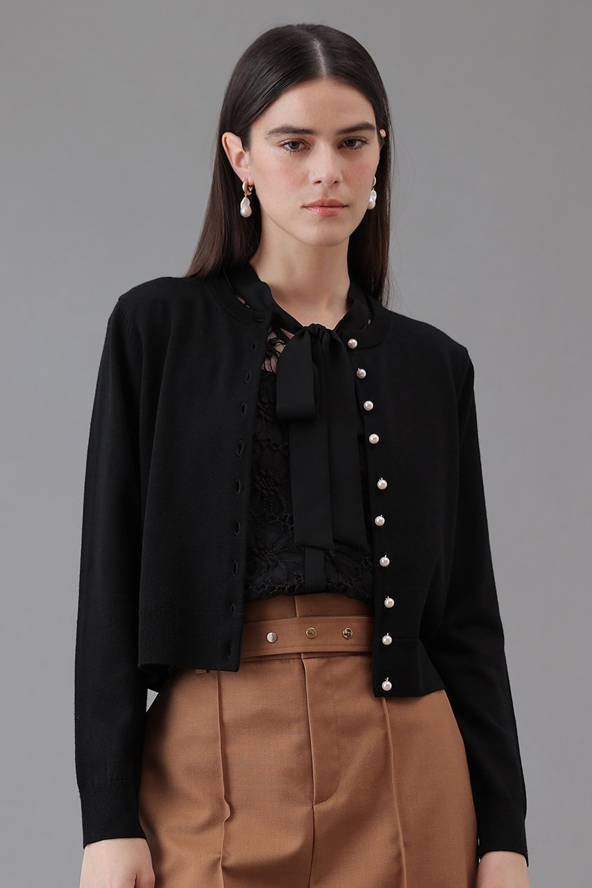 【アナイ/ANAYI】のメリノウールパール釦カーディガン 人気、トレンドファッション・服の通販 founy(ファニー) 　ファッション　Fashion　レディースファッション　Fashion for Women　トップス・カットソー　Cut & Sew Tops　ニット　Knit Tops & Sweaters　カーディガン・羽織り　Layered Style Cardigans　2026年　2026　カーディガン　Cardigan, Knitwear　ノースリーブ　Sleeveless, No-Sleeve　パール　Pearl, Pearl Accent　夏　Summer　春　Spring　S/S・春夏　SS, Spring/Summer, Warm Season　other-8|ID: prp329100004789507 ipo3291000000034845824