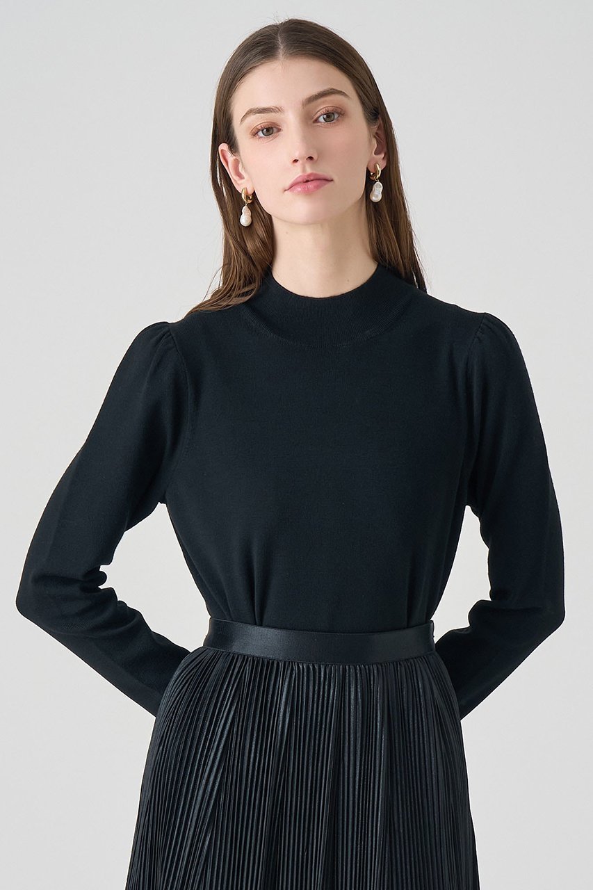 【アナイ/ANAYI】のフルニードルギャザースリーブプルオーバー 人気、トレンドファッション・服の通販 founy(ファニー) 　ファッション　Fashion　レディースファッション　Fashion for Women　トップス・カットソー　Cut & Sew Tops　ニット　Knit Tops & Sweaters　カジュアルプルオーバー・ニットトップス　Pullovers & Knit Tops / Casual Pullovers　2026年　2026　インナー　Innerwear　ギャザー　Gathered, Ruffled　コンパクト　Compact, Small Size　ジャケット　Jacket, Outerwear　ハイネック　High Neck, Mock Neck　バランス　Balance, Style Balance　ボトム　Bottoms, Lower Wear　夏　Summer　春　Spring　S/S・春夏　SS, Spring/Summer, Warm Season　other-6|ID: prp329100004789508 ipo3291000000034845825