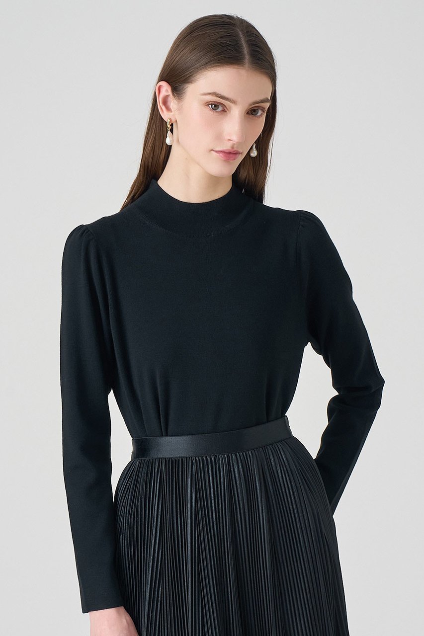 【アナイ/ANAYI】のフルニードルギャザースリーブプルオーバー 人気、トレンドファッション・服の通販 founy(ファニー) 　ファッション　Fashion　レディースファッション　Fashion for Women　トップス・カットソー　Cut & Sew Tops　ニット　Knit Tops & Sweaters　カジュアルプルオーバー・ニットトップス　Pullovers & Knit Tops / Casual Pullovers　2026年　2026　インナー　Innerwear　ギャザー　Gathered, Ruffled　コンパクト　Compact, Small Size　ジャケット　Jacket, Outerwear　ハイネック　High Neck, Mock Neck　バランス　Balance, Style Balance　ボトム　Bottoms, Lower Wear　夏　Summer　春　Spring　S/S・春夏　SS, Spring/Summer, Warm Season　other-7|ID: prp329100004789508 ipo3291000000034845826