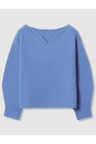 【アルアバイル/allureville】のハートネックプルオーバー 人気、トレンドファッション・服の通販 founy(ファニー) ファッション Fashion レディースファッション Fashion for Women トップス・カットソー Cut & Sew Tops ニット Knit Tops & Sweaters カジュアルプルオーバー・ニットトップス Pullovers & Knit Tops / Casual Pullovers 2026年 2026 アクセサリー Fashion Accessories シンプル Simple, Minimal スリーブ Sleeve, Long Sleeve / Short Sleeve デコルテ Décolleté, Neckline バランス Balance, Style Balance 夏 Summer 春 Spring S/S・春夏 SS, Spring/Summer, Warm Season thumbnail ブルー|ID: prp329100004789511 ipo3291000000034756607