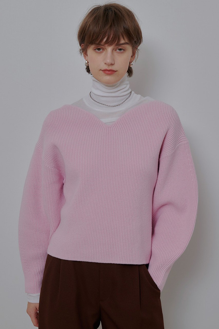 【アルアバイル/allureville】のハートネックプルオーバー 人気、トレンドファッション・服の通販 founy(ファニー) 　ファッション　Fashion　レディースファッション　Fashion for Women　トップス・カットソー　Cut & Sew Tops　ニット　Knit Tops & Sweaters　カジュアルプルオーバー・ニットトップス　Pullovers & Knit Tops / Casual Pullovers　2026年　2026　アクセサリー　Fashion Accessories　シンプル　Simple, Minimal　スリーブ　Sleeve, Long Sleeve / Short Sleeve　デコルテ　Décolleté, Neckline　バランス　Balance, Style Balance　再入荷　Restock / Back in Stock　夏　Summer　春　Spring　S/S・春夏　SS, Spring/Summer, Warm Season　other-3|ID: prp329100004789511 ipo3291000000036234401