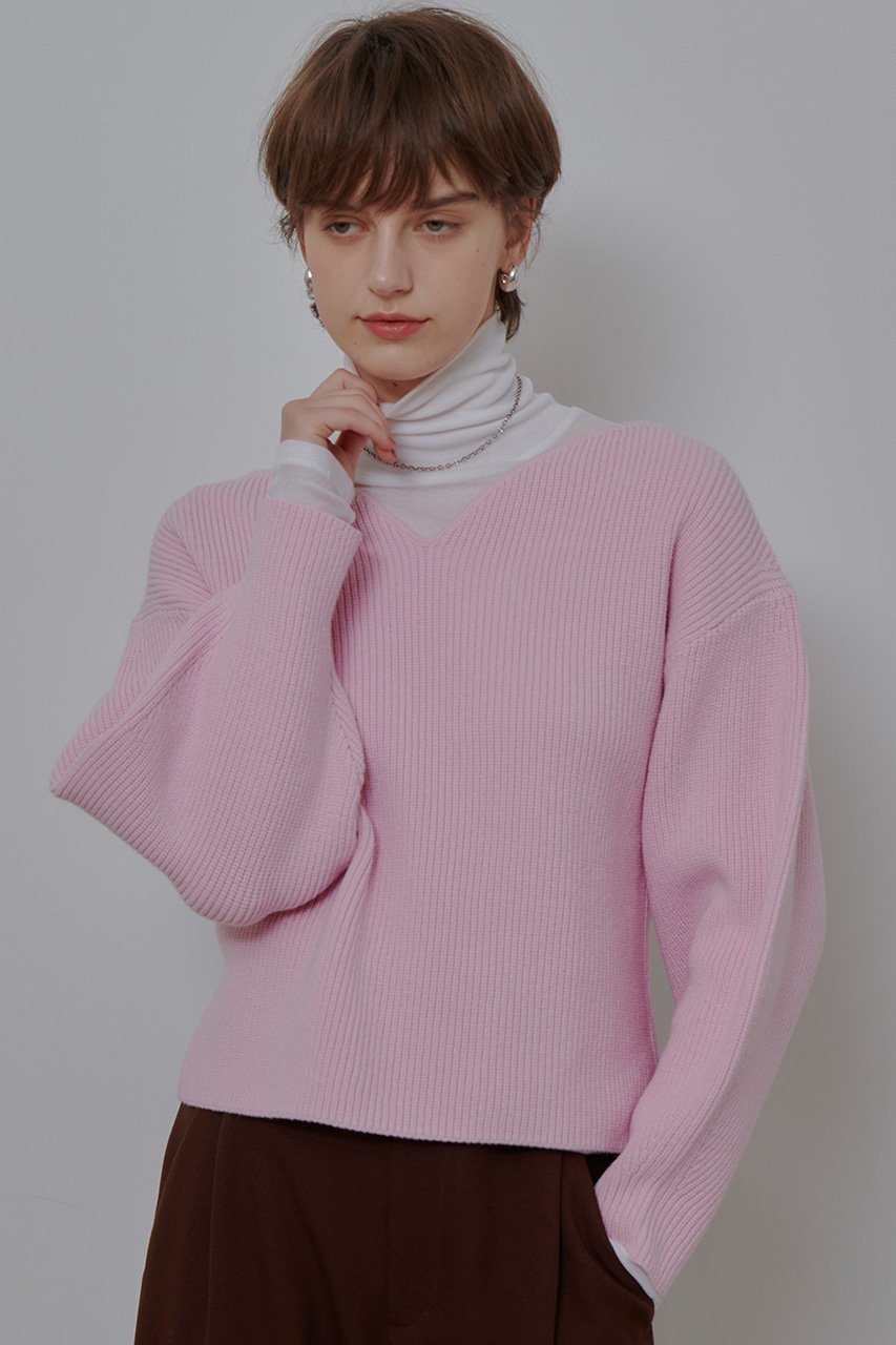 【アルアバイル/allureville】のハートネックプルオーバー 人気、トレンドファッション・服の通販 founy(ファニー) 　ファッション　Fashion　レディースファッション　Fashion for Women　トップス・カットソー　Cut & Sew Tops　ニット　Knit Tops & Sweaters　カジュアルプルオーバー・ニットトップス　Pullovers & Knit Tops / Casual Pullovers　2026年　2026　アクセサリー　Fashion Accessories　シンプル　Simple, Minimal　スリーブ　Sleeve, Long Sleeve / Short Sleeve　デコルテ　Décolleté, Neckline　バランス　Balance, Style Balance　再入荷　Restock / Back in Stock　夏　Summer　春　Spring　S/S・春夏　SS, Spring/Summer, Warm Season　other-7|ID: prp329100004789511 ipo3291000000036234405