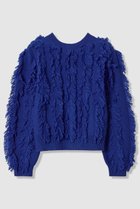 【アルアバイル/allureville】のフリンジシャギー2WAYプルオーバー 人気、トレンドファッション・服の通販 founy(ファニー) ファッション Fashion レディースファッション Fashion for Women トップス・カットソー Cut & Sew Tops ニット Knit Tops & Sweaters カジュアルプルオーバー・ニットトップス Pullovers & Knit Tops / Casual Pullovers 2026年 2026 カーディガン Cardigan, Knitwear フリンジ Fringe, Tassel 夏 Summer 春 Spring S/S・春夏 SS, Spring/Summer, Warm Season thumbnail ブルー|ID: prp329100004789515 ipo3291000000034756637