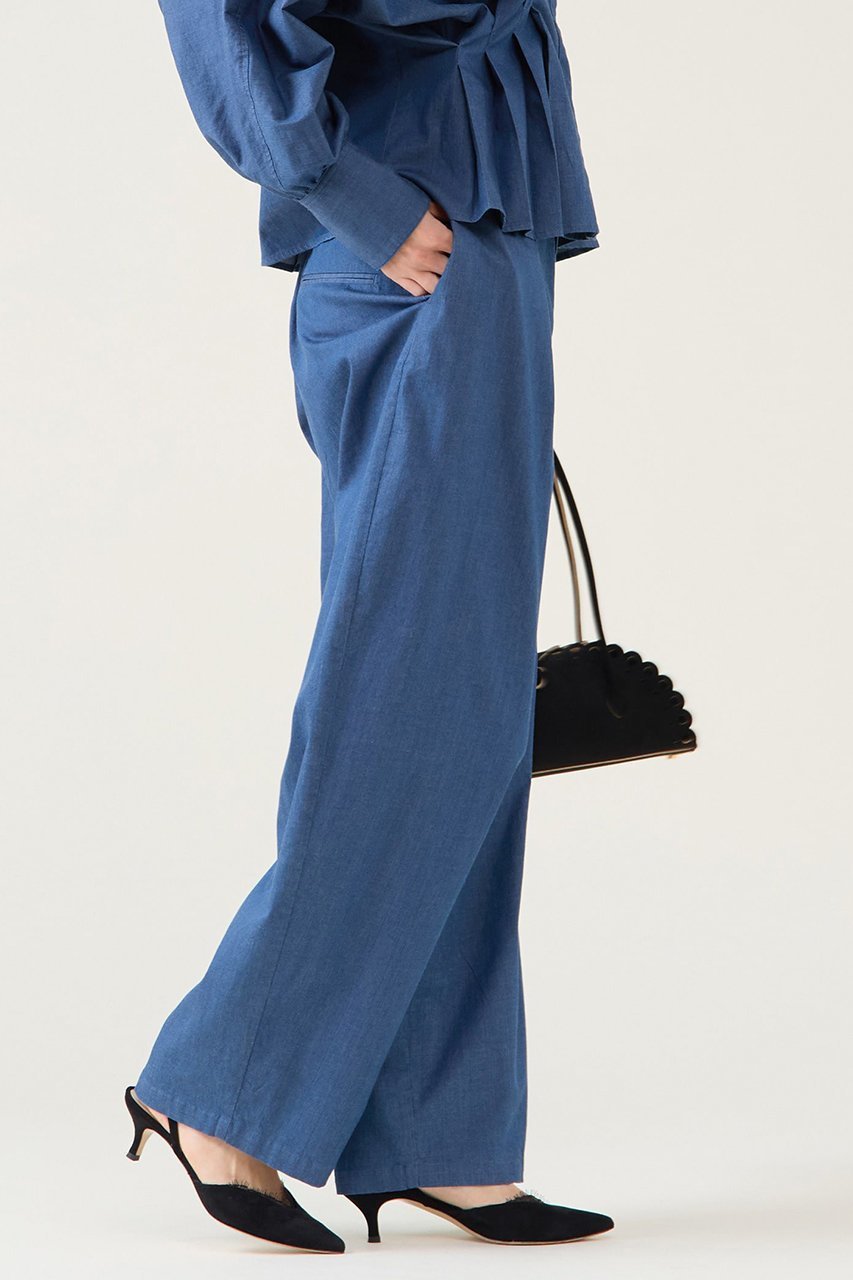 【マルティニーク/martinique】のデニムカーブシルエットパンツ(セットアップ可) 人気、トレンドファッション・服の通販 founy(ファニー) 　ファッション　Fashion　レディースファッション　Fashion for Women　セットアップ　Matching Sets　レディースパンツ・ボトムス　Pants & Trousers / Bottoms　パンツ　Pants & Trousers　デニムパンツ・ジーンズ・美脚デニム　Denim Jeans & Pants　2026年　2026　おすすめ　Recommended / Our Picks　ストレッチ　Stretch, Stretchy Fabric　セットアップ　Set-Up, Coordinated Outfit　デニム　Denim, Jeans Material　パターン　Pattern, Design Print　エレガント 上品　Elegant　夏　Summer　春　Spring　S/S・春夏　SS, Spring/Summer, Warm Season　other-2|ID: prp329100004789520 ipo3291000000036087391