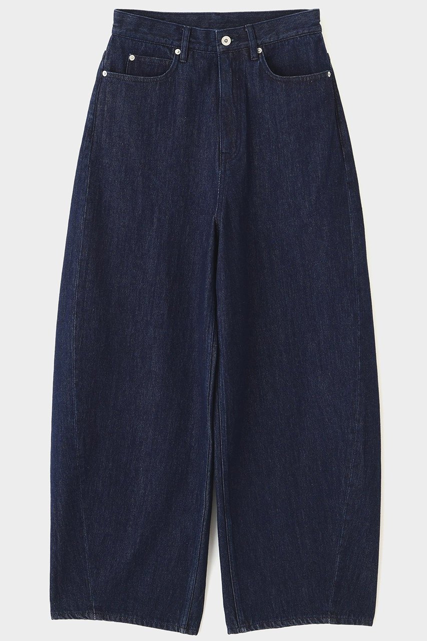 【ル フィル/LE PHIL】のバルーンシルエットデニムパンツ インテリア・キッズ・メンズ・レディースファッション・服の通販 founy(ファニー) 　ファッション　Fashion　レディースファッション　Fashion for Women　パンツ　Pants & Trousers　デニムパンツ・ジーンズ・美脚デニム　Denim Jeans & Pants　シンプル　Simple, Minimal　スタンダード　Standard, Basic　スニーカー　Sneakers, Trainers　デニム　Denim, Jeans Material　ハイライズ　High Rise, High Waist　バランス　Balance, Style Balance　フォルム　Silhouette, Form　フロント　Front, Front Design　再入荷　Restock / Back in Stock　ネイビー|ID: prp329100004789525 ipo3291000000034910596