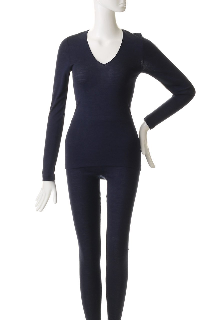 【ハンロ/HANRO】のVネック長袖プルオーバー 人気、トレンドファッション・服の通販 founy(ファニー) 　ファッション　Fashion　レディースファッション　Fashion for Women　下着・ランジェリー　Lingerie & Intimates　その他ランジェリー・インナーアイテム　Other Lingerie / Intimates　インナー　Innerwear　シルク　Silk, 100% Silk　シンプル　Simple, Minimal　ランジェリー　Lingerie, Intimate Wear　エレガント 上品　Elegant　新作・新入荷　New Arrivals / New In　長袖　Long Sleeve, Full Sleeve　other-2|ID: prp329100004791478 ipo3291000000034766219