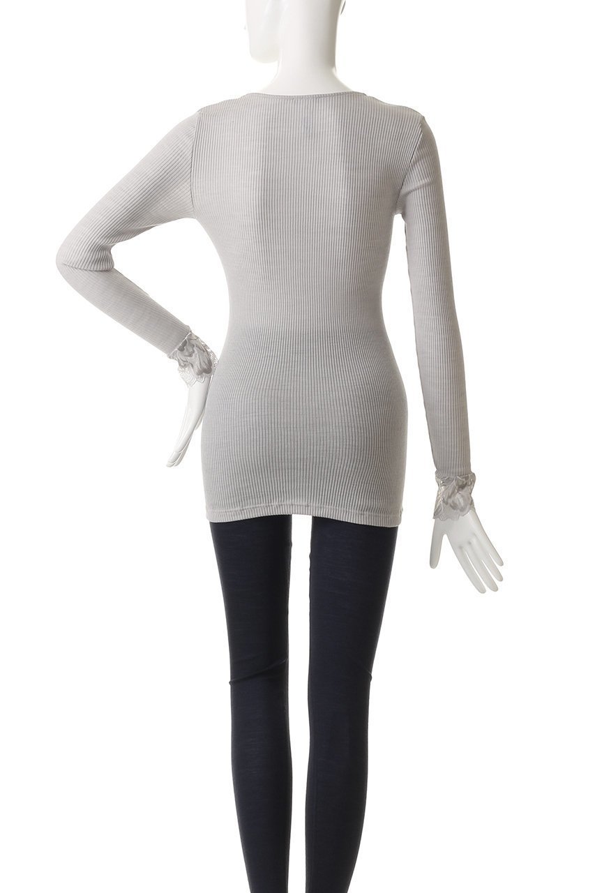 【ハンロ/HANRO】のレース付き長袖プルオーバー 人気、トレンドファッション・服の通販 founy(ファニー) 　ファッション　Fashion　レディースファッション　Fashion for Women　下着・ランジェリー　Lingerie & Intimates　その他ランジェリー・インナーアイテム　Other Lingerie / Intimates　インナー　Innerwear　シルク　Silk, 100% Silk　フィット　Fit, Slim Fit　ランジェリー　Lingerie, Intimate Wear　レース　Lace, Lace Fabric　エレガント 上品　Elegant　新作・新入荷　New Arrivals / New In　長袖　Long Sleeve, Full Sleeve　other-4|ID: prp329100004791480 ipo3291000000034766241