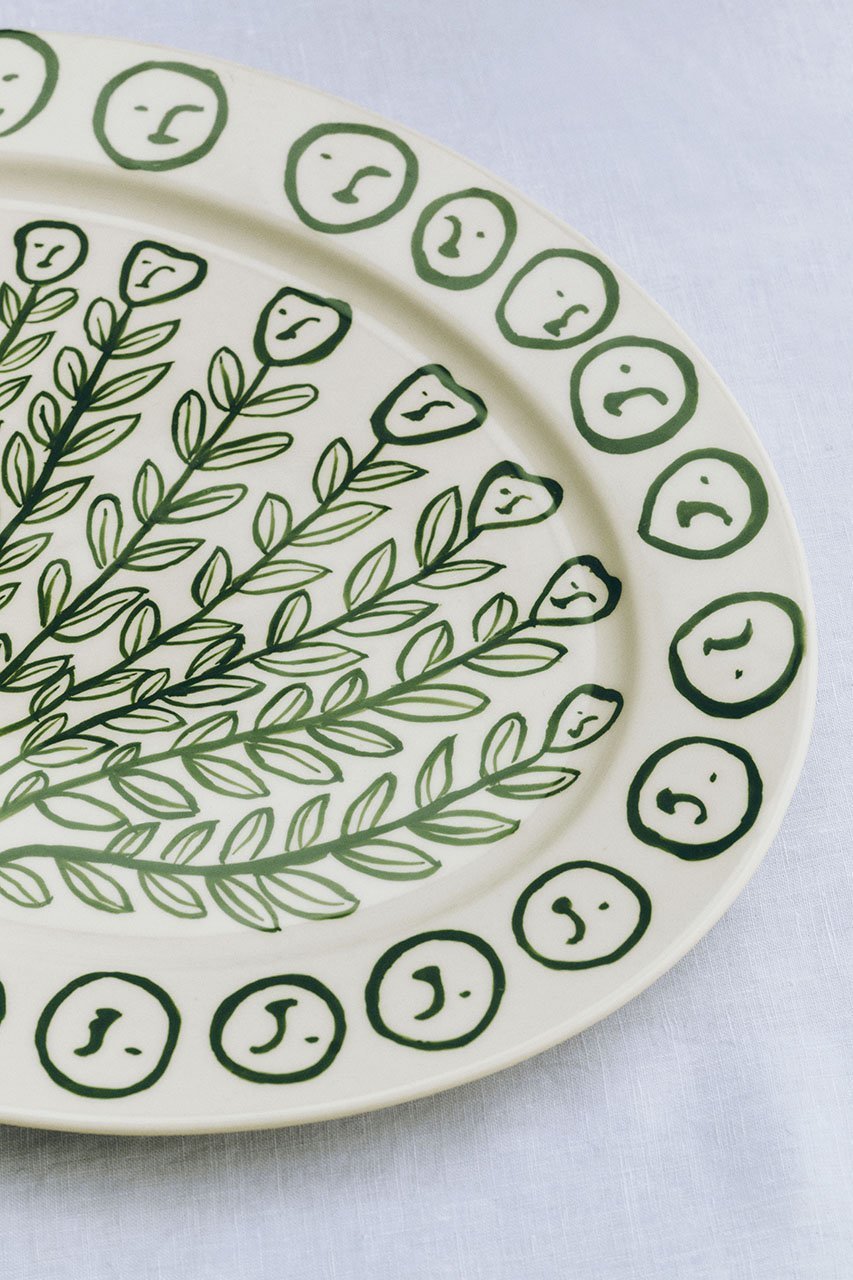 【ヘイ/HAY / GOODS】のLa Pittura Oval Serving Platter L36.5 人気、トレンドファッション・服の通販 founy(ファニー) 　イタリア　Italy　テーブル　Table, Dining Table　手描き　Hand-Drawn, Illustrated　フォルム　Silhouette, Form　ミックス　Mix, Mixed Style　モチーフ　Motif, Design Theme　新作・新入荷　New Arrivals / New In　ホーム・キャンプ・アウトドア・お取り寄せ　Home Living / Home & Lifestyle / Camping Gear / Outdoor Camping　キッチン・ダイニング　Kitchen & Dining Essentials. Stylish & Functional Tableware　キッチン家電・キッチン用品　Kitchen Appliances & Tools　other-3|ID: prp329100004791487 ipo3291000000034766303