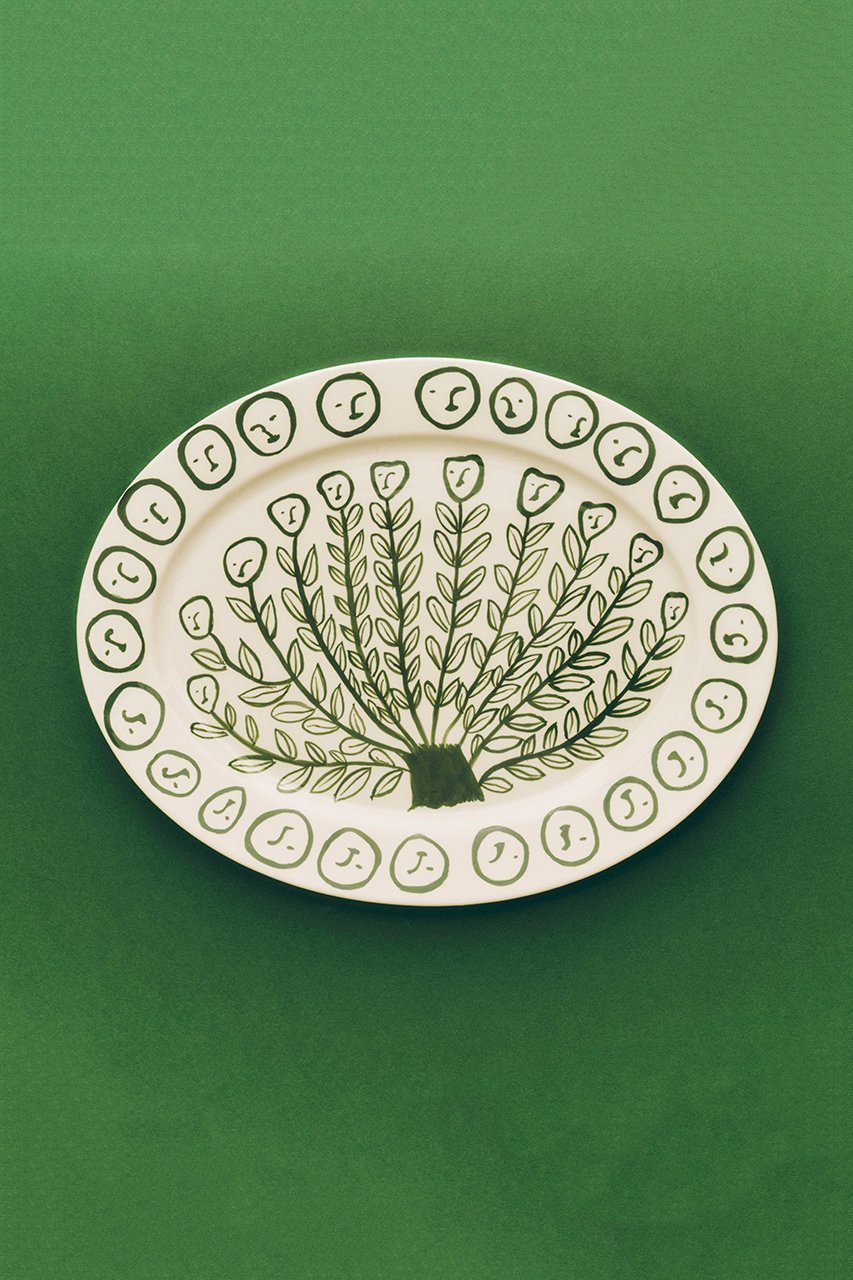 【ヘイ/HAY / GOODS】のLa Pittura Oval Serving Platter L36.5 人気、トレンドファッション・服の通販 founy(ファニー) 　イタリア　Italy　テーブル　Table, Dining Table　手描き　Hand-Drawn, Illustrated　フォルム　Silhouette, Form　ミックス　Mix, Mixed Style　モチーフ　Motif, Design Theme　新作・新入荷　New Arrivals / New In　ホーム・キャンプ・アウトドア・お取り寄せ　Home Living / Home & Lifestyle / Camping Gear / Outdoor Camping　キッチン・ダイニング　Kitchen & Dining Essentials. Stylish & Functional Tableware　キッチン家電・キッチン用品　Kitchen Appliances & Tools　other-4|ID: prp329100004791487 ipo3291000000034766304