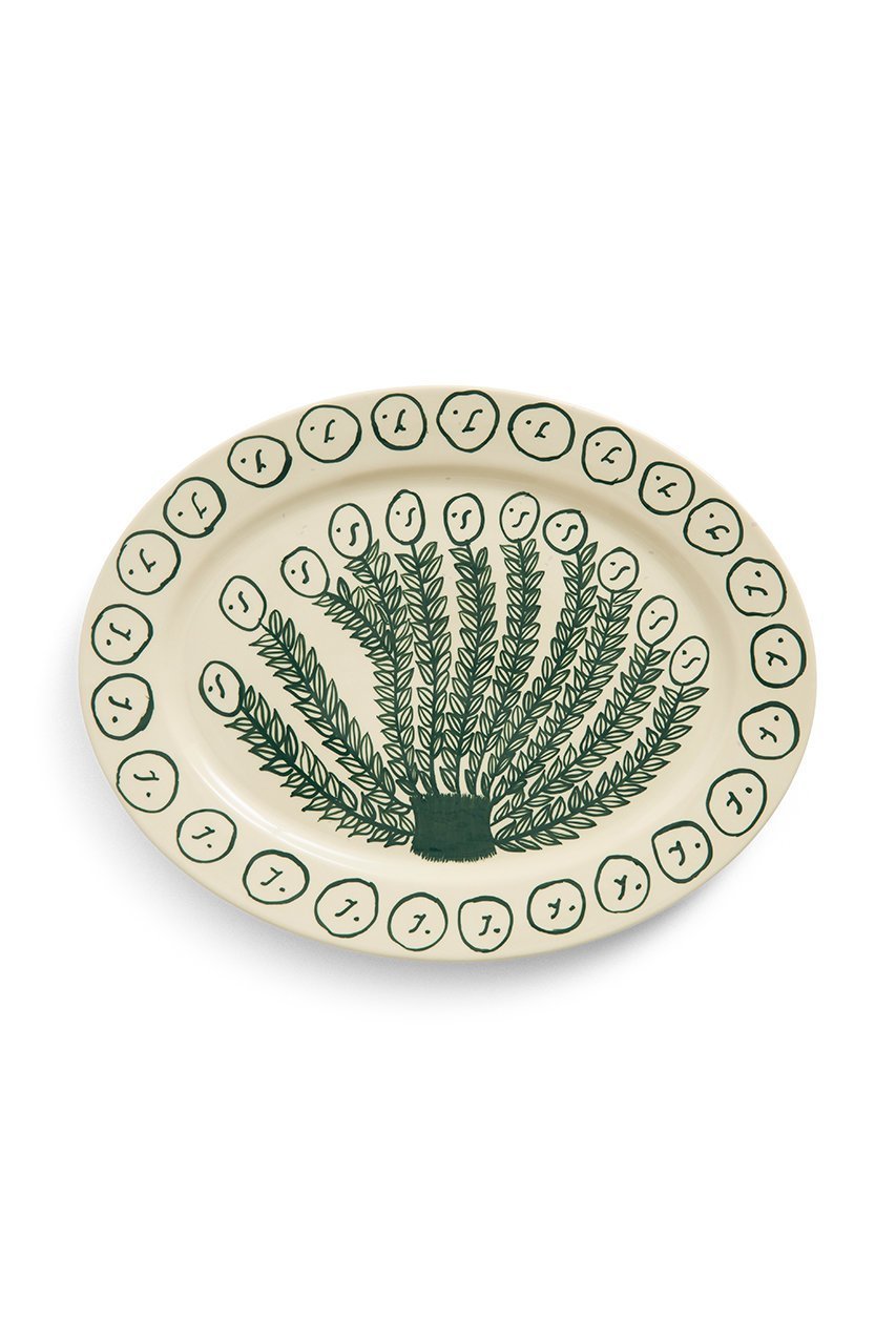 【ヘイ/HAY / GOODS】のLa Pittura Oval Serving Platter L36.5 人気、トレンドファッション・服の通販 founy(ファニー) 　イタリア　Italy　テーブル　Table, Dining Table　手描き　Hand-Drawn, Illustrated　フォルム　Silhouette, Form　ミックス　Mix, Mixed Style　モチーフ　Motif, Design Theme　ホーム・キャンプ・アウトドア・お取り寄せ　Home Living / Home & Lifestyle / Camping Gear / Outdoor Camping　キッチン・ダイニング　Kitchen & Dining Essentials. Stylish & Functional Tableware　キッチン家電・キッチン用品　Kitchen Appliances & Tools　 other-1|ID: prp329100004791487 ipo3291000000036025675