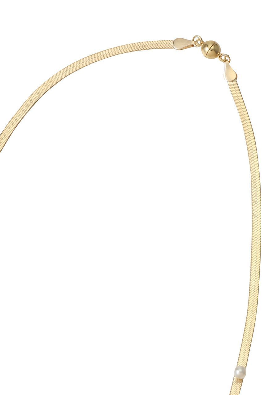 【ガリャルダガランテ/GALLARDAGALANTE】のパールスネークチェーンネックレス 人気、トレンドファッション・服の通販 founy(ファニー) 　ファッション　Fashion　レディースファッション　Fashion for Women　ジュエリー　Jewelry　ネックレス　Necklaces & Pendants　シンプル　Simple, Minimal　スタイリッシュ　Stylish, Fashionable　ネックレス　Necklace, Pendant Necklace　パール　Pearl, Pearl Accent　マグネット　Magnet, Magnetic Closure　ランダム　Random, Irregular　other-4|ID: prp329100004793062 ipo3291000000035805086