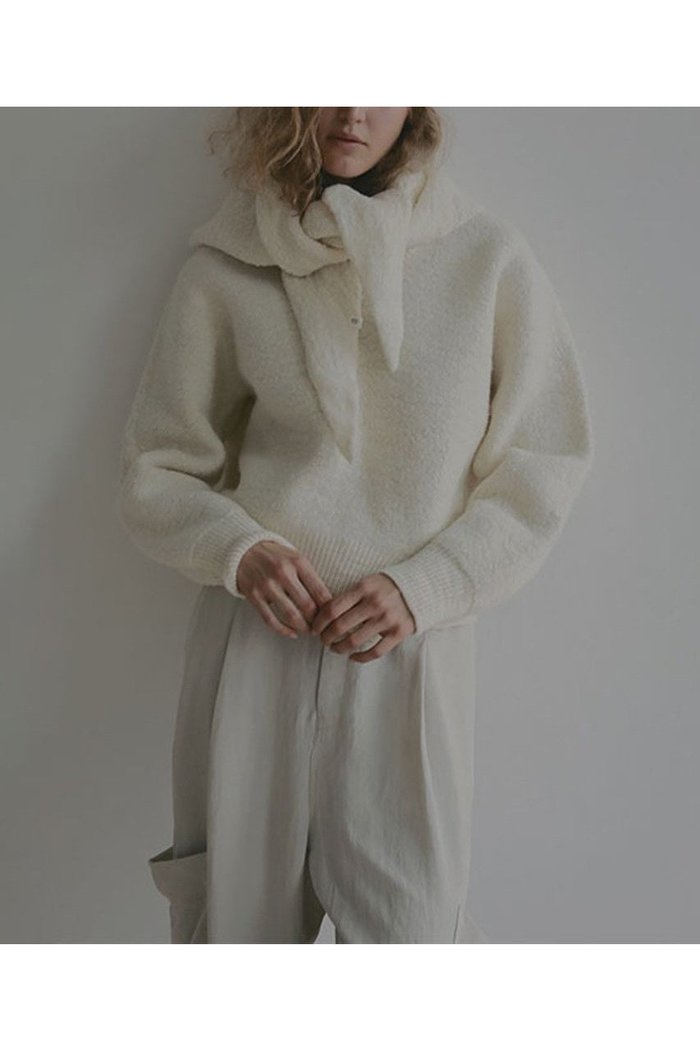 【エトレトウキョウ/ETRE TOKYO】のバンピーストールニットプルオーバー インテリア・キッズ・メンズ・レディースファッション・服の通販 founy(ファニー) https://founy.com/ ファッション Fashion レディースファッション Fashion for Women おすすめ Recommended / Our Picks ストール Stole, Wrap ランダム Random, Irregular リラックス Relax, Relaxed Fit ワイド Wide, Wide Fit 新作・新入荷 New Arrivals / New In |ID: prp329100004793063 ipo3291000000034777455