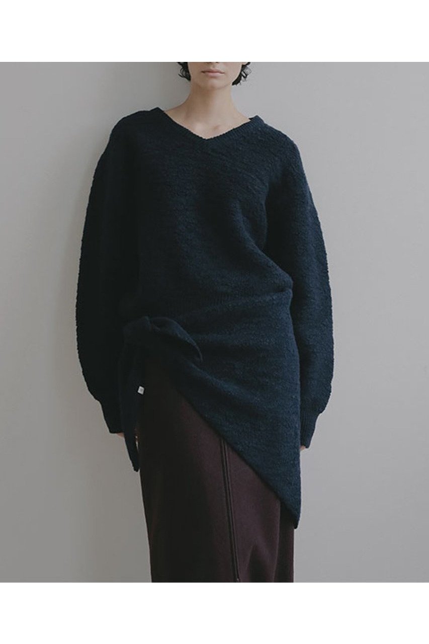 【エトレトウキョウ/ETRE TOKYO】のバンピーストールニットプルオーバー インテリア・キッズ・メンズ・レディースファッション・服の通販 founy(ファニー) 　ファッション　Fashion　レディースファッション　Fashion for Women　おすすめ　Recommended / Our Picks　ストール　Stole, Wrap　ランダム　Random, Irregular　リラックス　Relax, Relaxed Fit　ワイド　Wide, Wide Fit　新作・新入荷　New Arrivals / New In　ネイビー|ID: prp329100004793063 ipo3291000000034777457