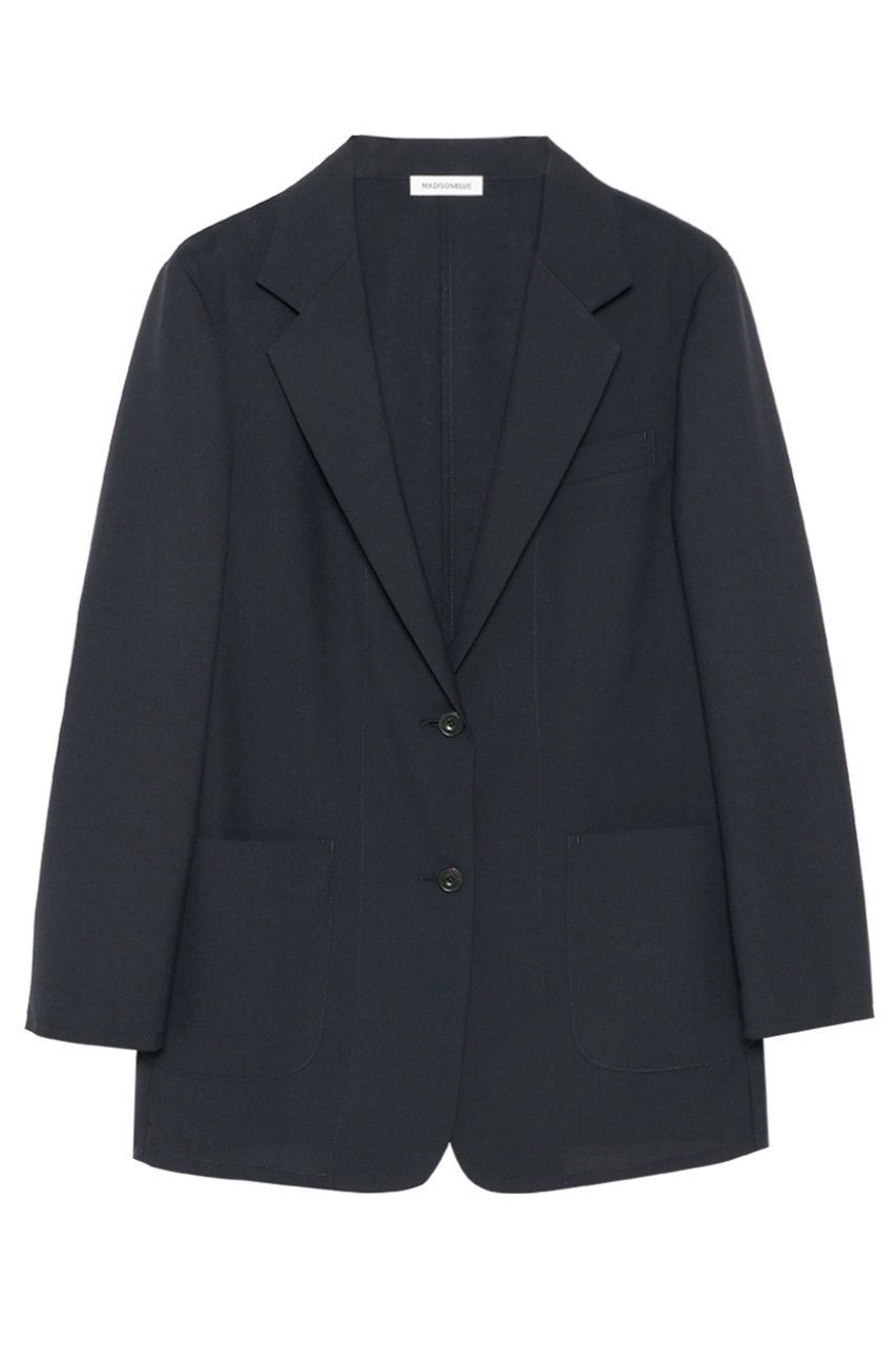 【マディソンブルー/MADISONBLUE】のSINGLE JACKET PE/W シングルジャケット インテリア・キッズ・メンズ・レディースファッション・服の通販 founy(ファニー) ファッション Fashion レディースファッション Fashion for Women アウター Coat / Outerwear Collection レディースジャケット・軽アウター Jackets 2026年 2026 ウォッシャブル Machine Washable クラシック Classic, Timeless Style ジャケット Jacket, Outerwear フォーマル Formal, Dressy ボックス Boxy, Box Shape エレガント 上品 Elegant 夏 Summer 春 Spring S/S・春夏 SS, Spring/Summer, Warm Season ネイビー|ID: prp329100004793064 ipo3291000000034777466